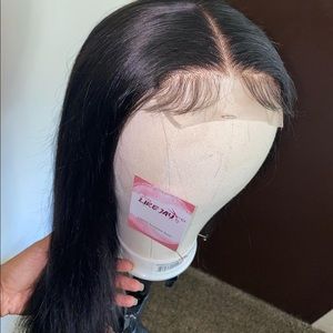 18” closure wig transparent lace ready to wear